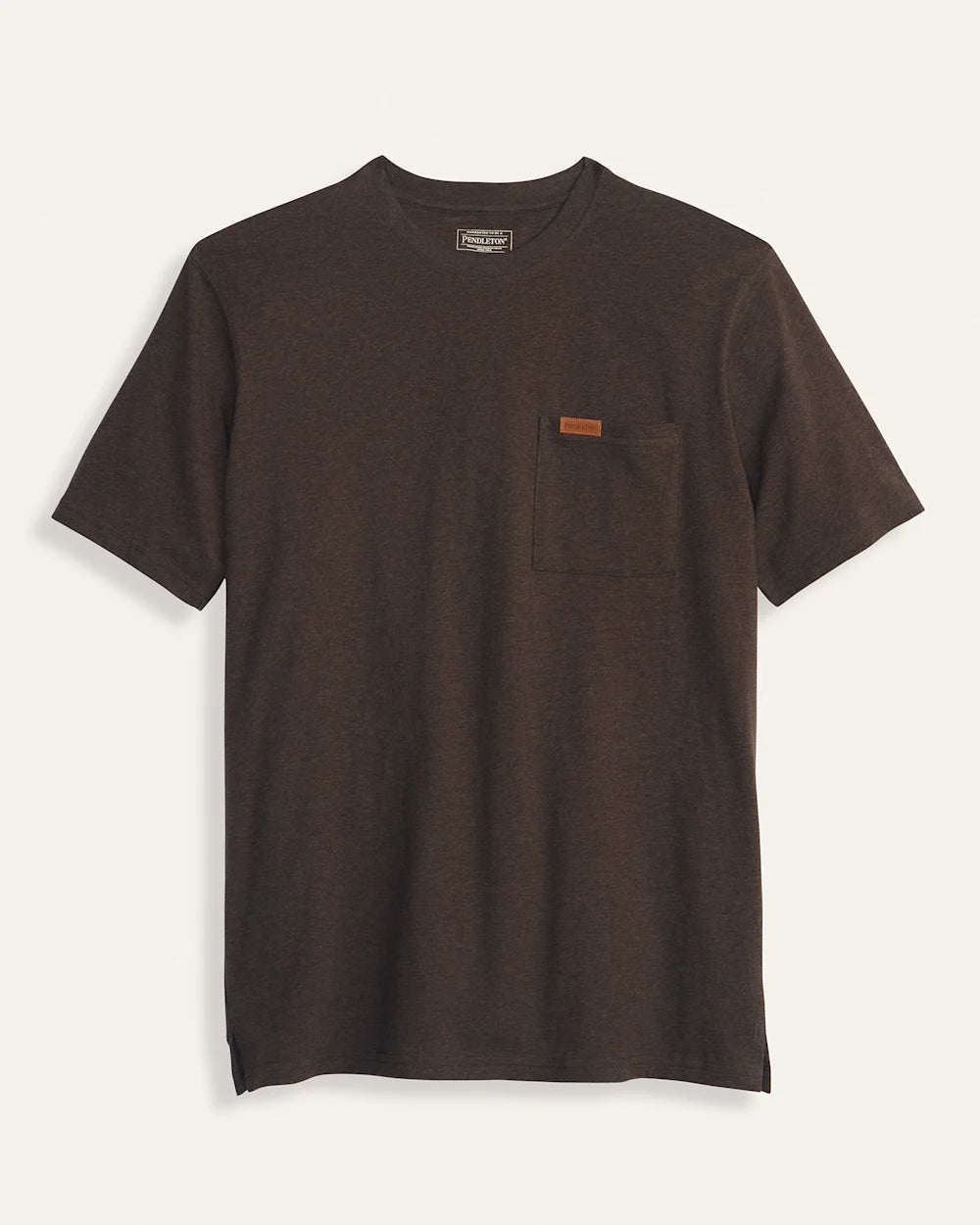 Deschutes Pocket T-Shirt- Brown Heather