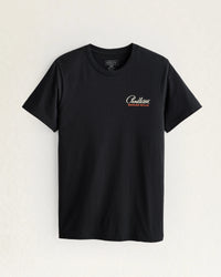 Retro Logo Graphic T-Shirt- Vintage Black