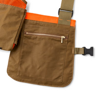 Mesh Game Bag - Dark Tan/Blaze Orange