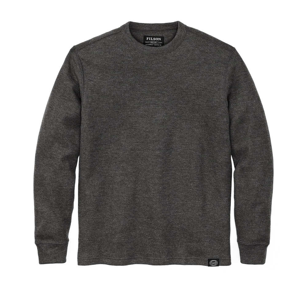 Waffle Knit Thermal- Charcoal