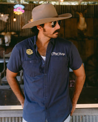 Drifter Short Sleeve Shirt-Yellow Rose