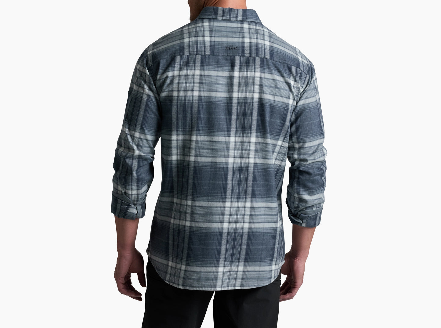 Fugitive Flannel Shirt- Steel Blue