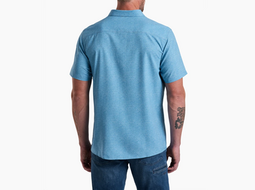 Persuadr Short Sleeve Shirt- Blue Chalk