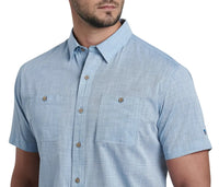 Karib Short Sleeve Shirt- Horizon Blue