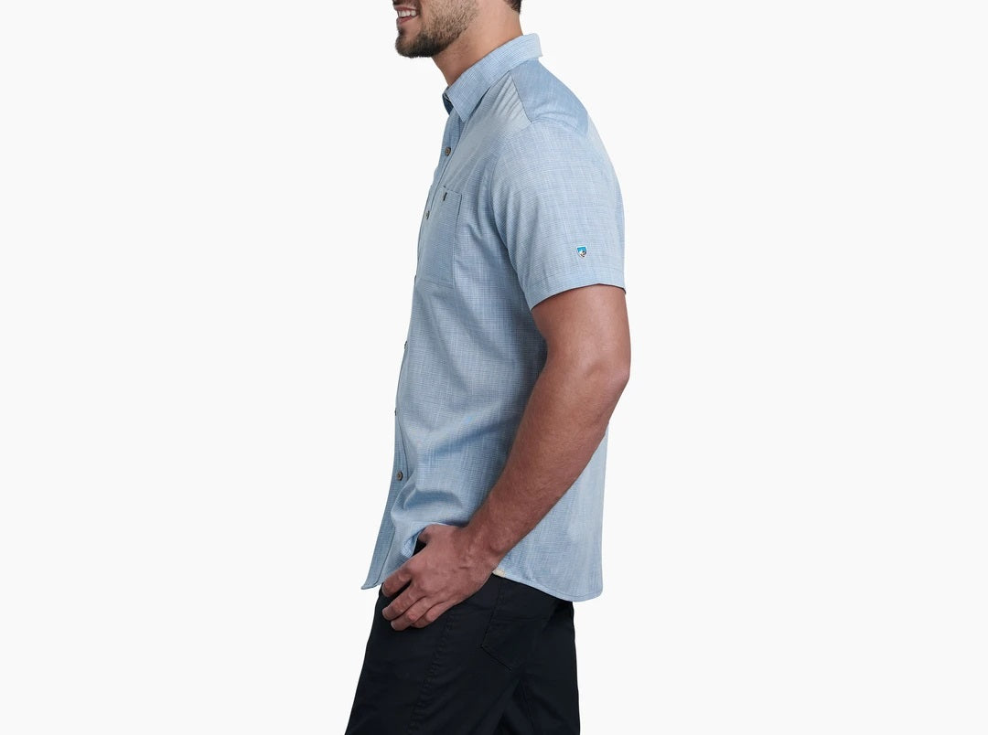 Karib Short Sleeve Shirt- Horizon Blue