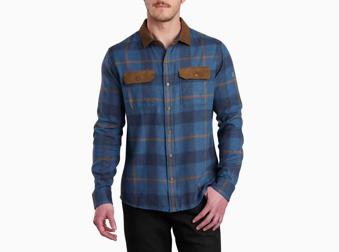 Khaos Flannel- Blue Copper