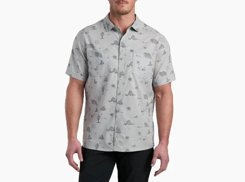 Thrive Short Sleeve Shirt- Summit Gray