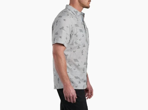 Thrive Short Sleeve Shirt- Summit Gray