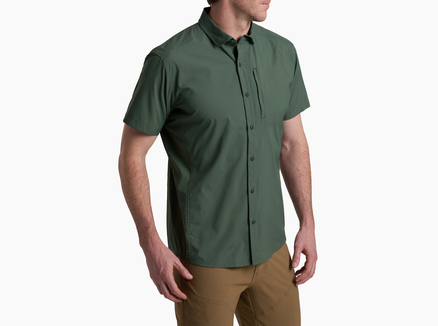 Driftr Short Sleeve Shirt- Smoked Pine