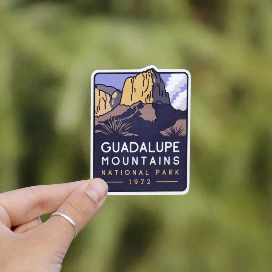 Guadalupe Mountains NP Vinyl Sticker