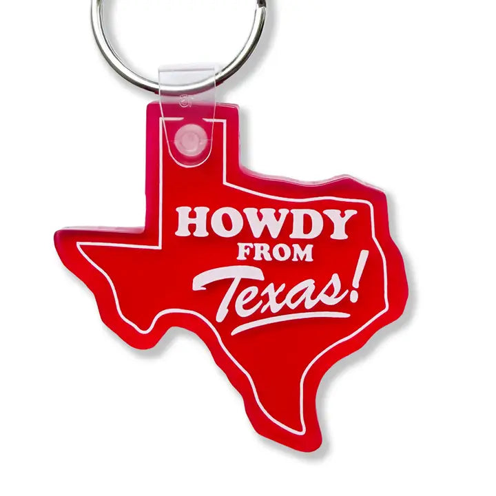 Howdy From TX! Keychain