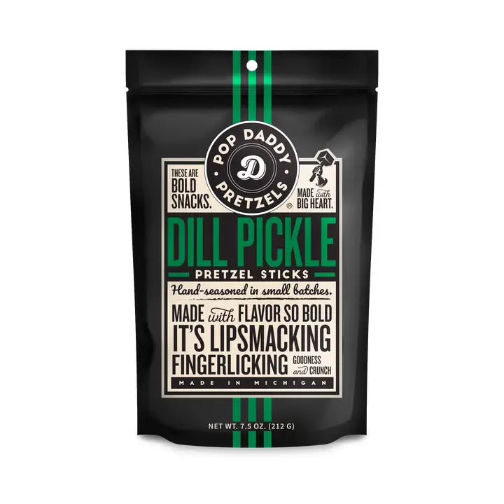 Dill Pickle Seasoned Pretzels 7.5oz