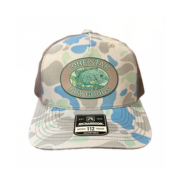 Texas Rio Patch Hat- Saltwater Camo