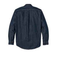 Denim Guide Long Sleeve Shirt- Rinse Indigo