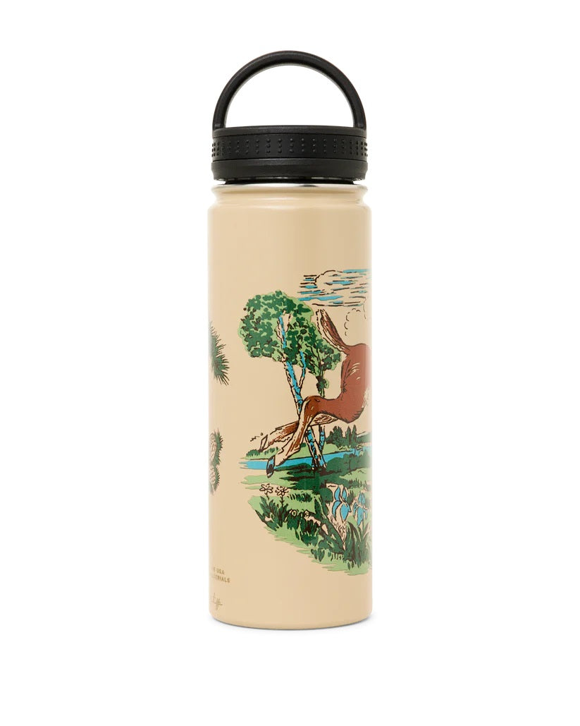 Metal Water Bottle- Sandstone/Deer Leap