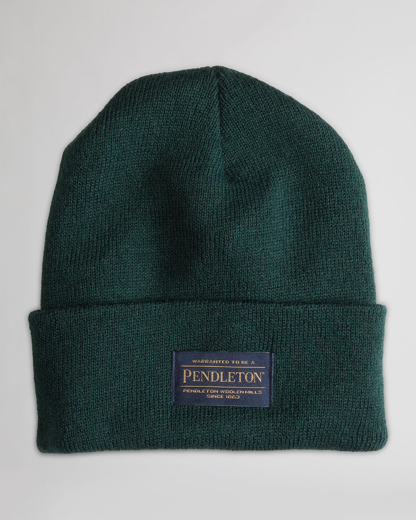 Pendleton National Park Stripe Beanie | Rainier Design | Acrylic Rib Knit Winter Hat