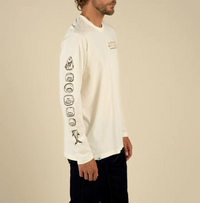So Far West Long Sleeve T-Shirt- Vintage White