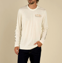 So Far West Long Sleeve T-Shirt- Vintage White