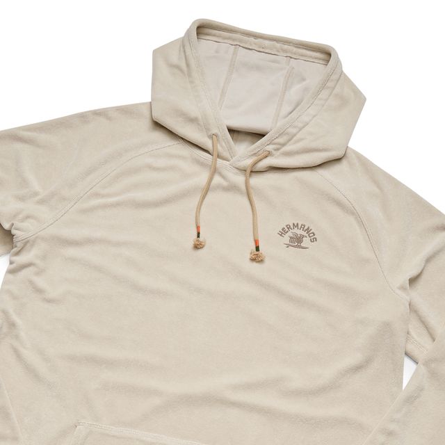 Surfbird Terrycloth Hoodie- Sand