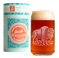 Western Buffalo Drinking Glasses- Beer Can