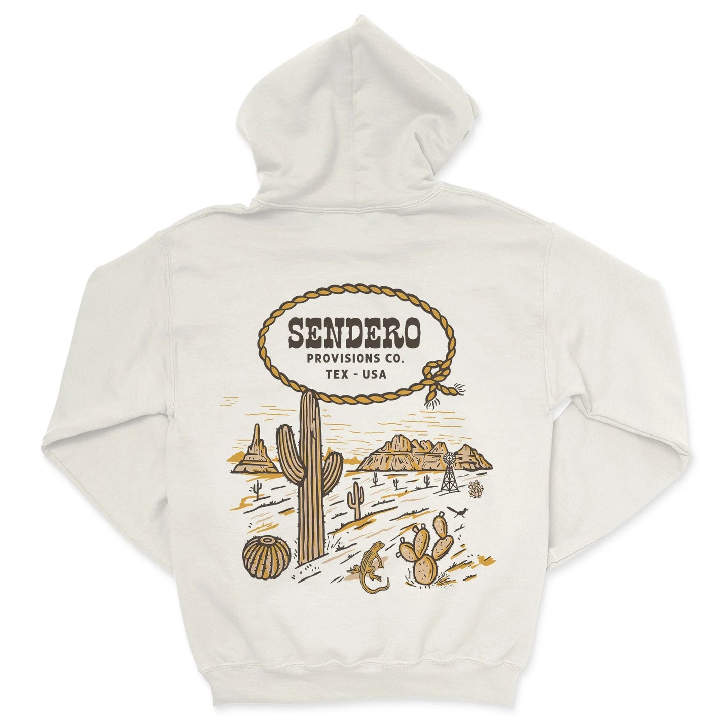 Arenoso Hoodie- Vintage White