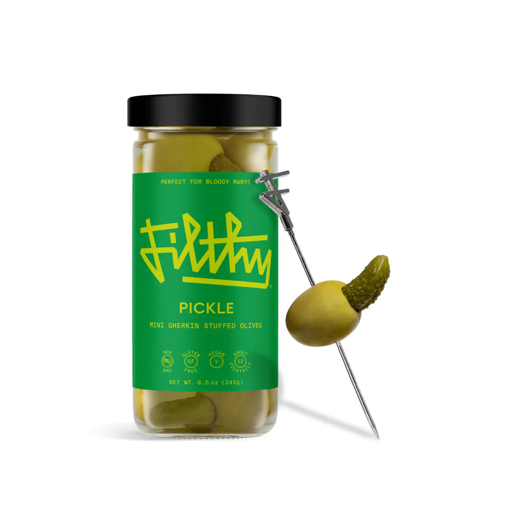 Filthy Pickle Stuffed Olives