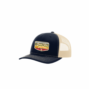 LSDG Trucker Hat- Navy/Khaki