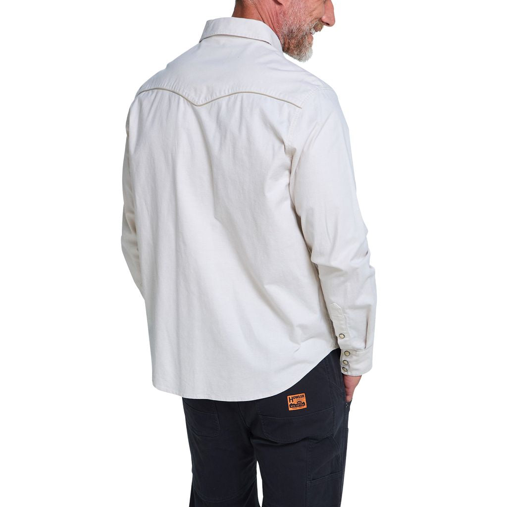 Broncbuster Long Sleeve Snapshirt- Prairie Dust