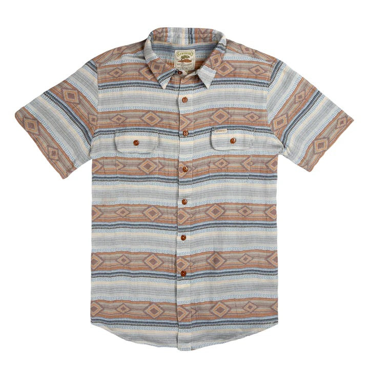 Boquillas Short Sleeve Shirt- Sonoita Stripe