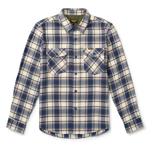 Calico Flannel- Natural Blue
