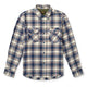 Calico Flannel- Natural Blue