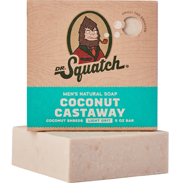 Dr. Squatch - Cool Fresh Aloe - Naturally Refreshing Bar Soap for Men, 5 oz.