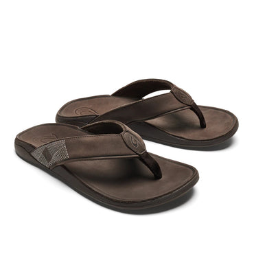 Tuahine Sandals- Dark Wood