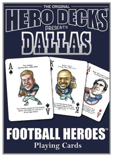 Dallas Footbal Heroes Playing Cards