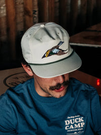 Blue Winged Teal Hat- Ivory