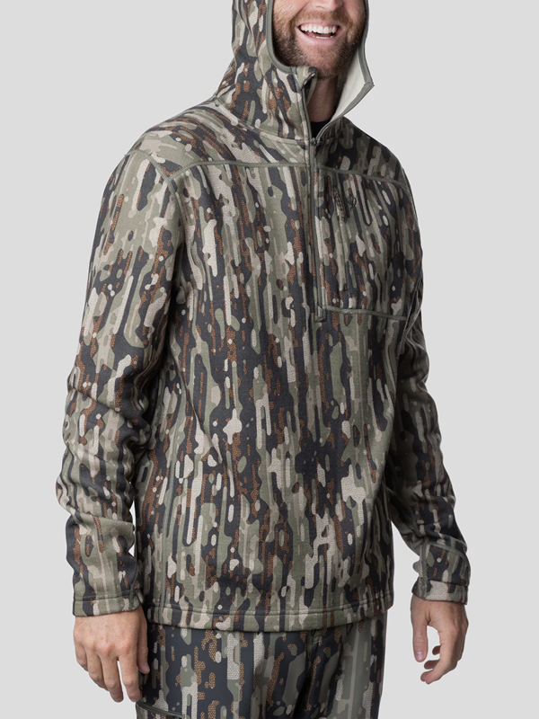 Barnburner Merino Hoodie - Full Zip - Woodland