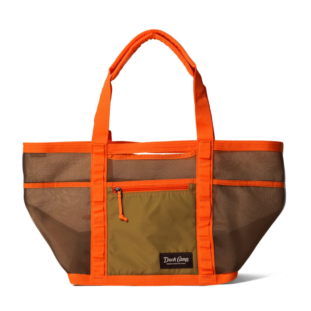 Medium Mesh Gear Tote- Wheat/Blaze