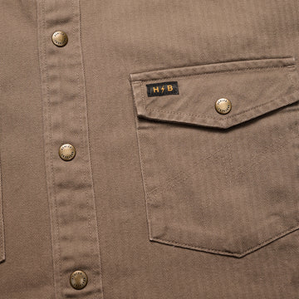 Sawhorse Work Shirt- Taupe