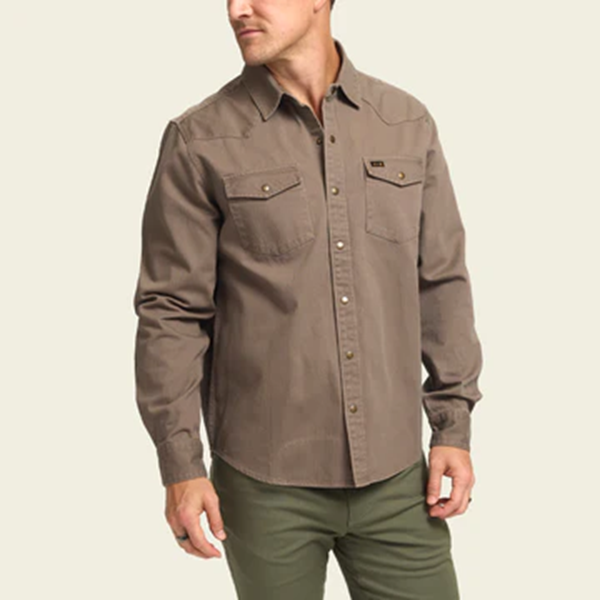 Sawhorse Work Shirt- Taupe