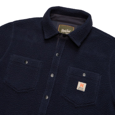Allegheny Fleece Overshirt- Dark Indigo