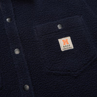 Allegheny Fleece Overshirt- Dark Indigo