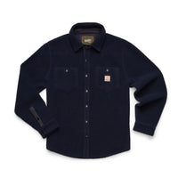 Allegheny Fleece Overshirt- Dark Indigo