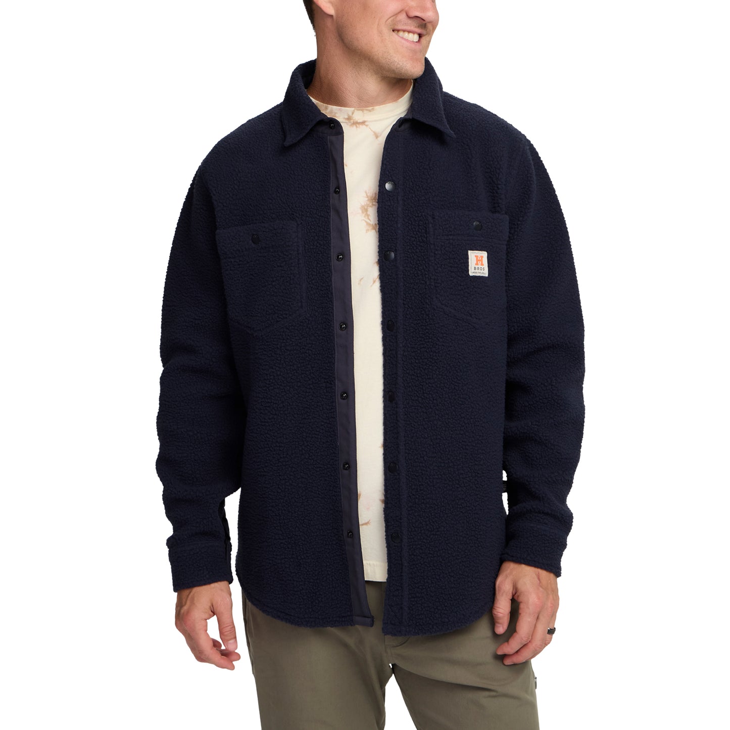 Allegheny Fleece Overshirt- Dark Indigo