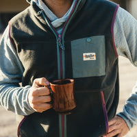 Free Range Fleece Vest- Antique Black
