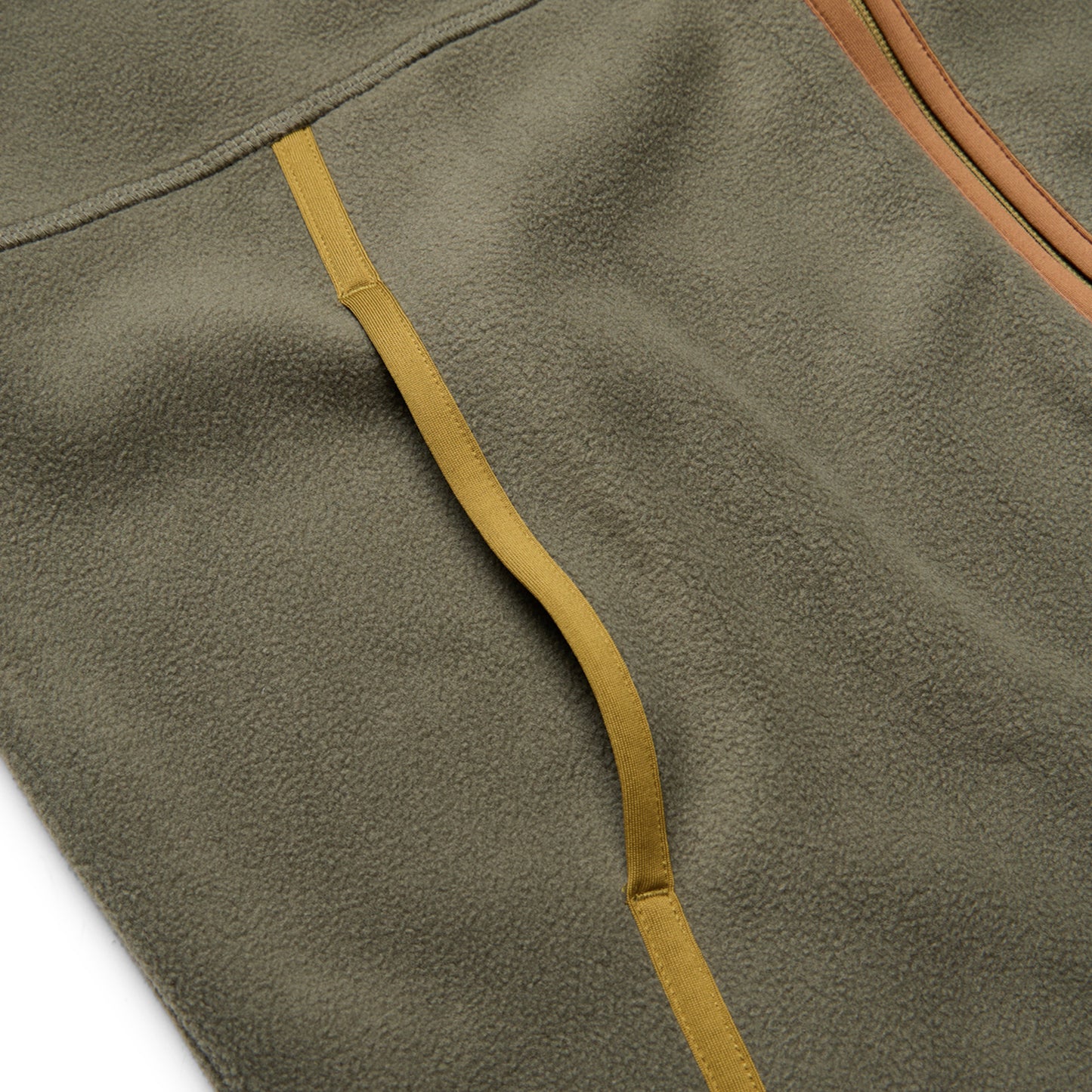 Free Range Fleece Vest- Oregano