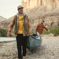 Free Range Fleece Vest- Oregano