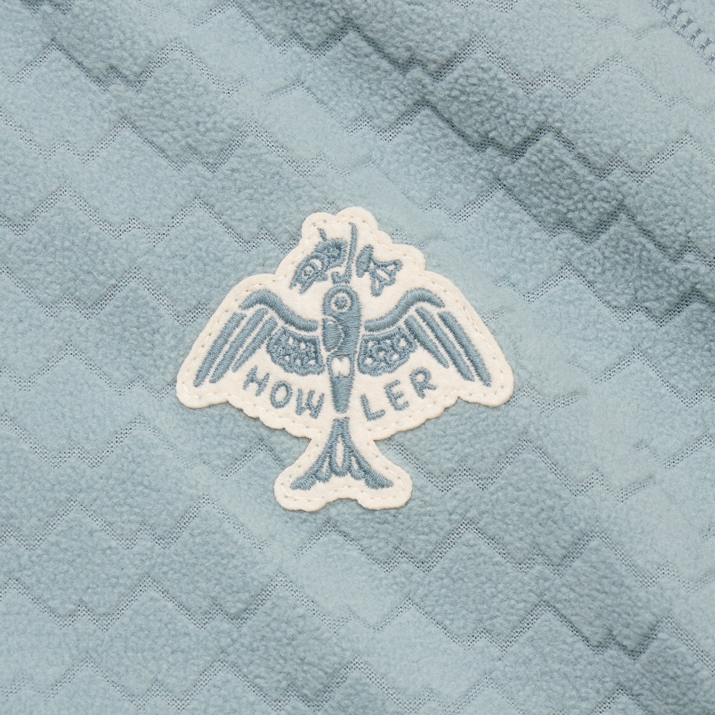 Palo Duro Fleece Hoodie- Mountain Grid Iron Blue