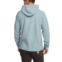Palo Duro Fleece Hoodie- Mountain Grid Iron Blue