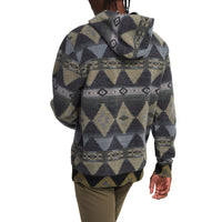 Tajima Hoodie- Mitla Motifs True Black