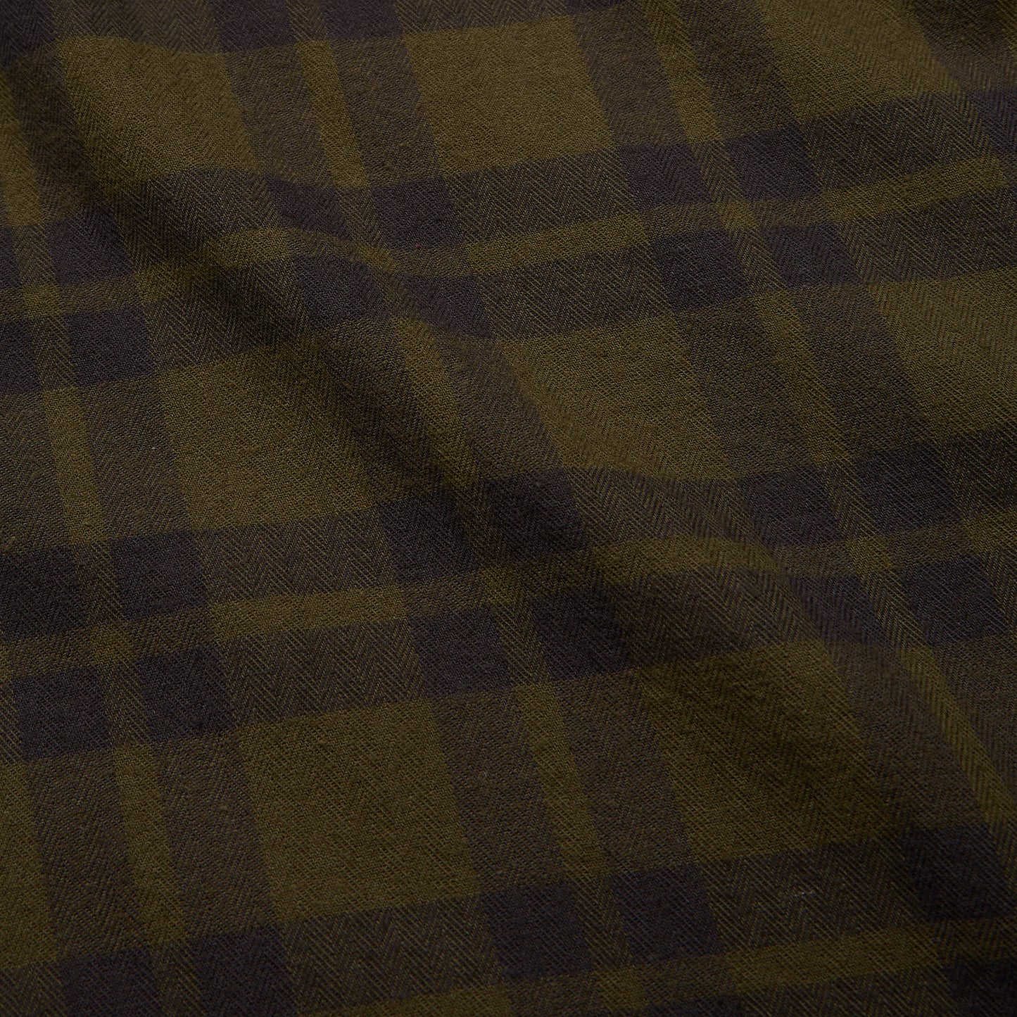 La Grange Lightweight Flannel- Cohen Plaid Dark Olive